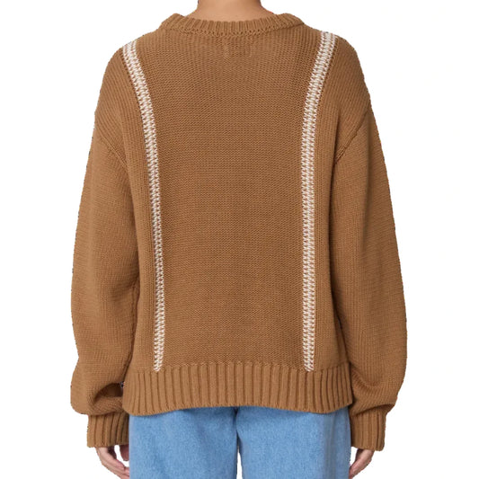 Obey Mend Stitch Crew Sweater