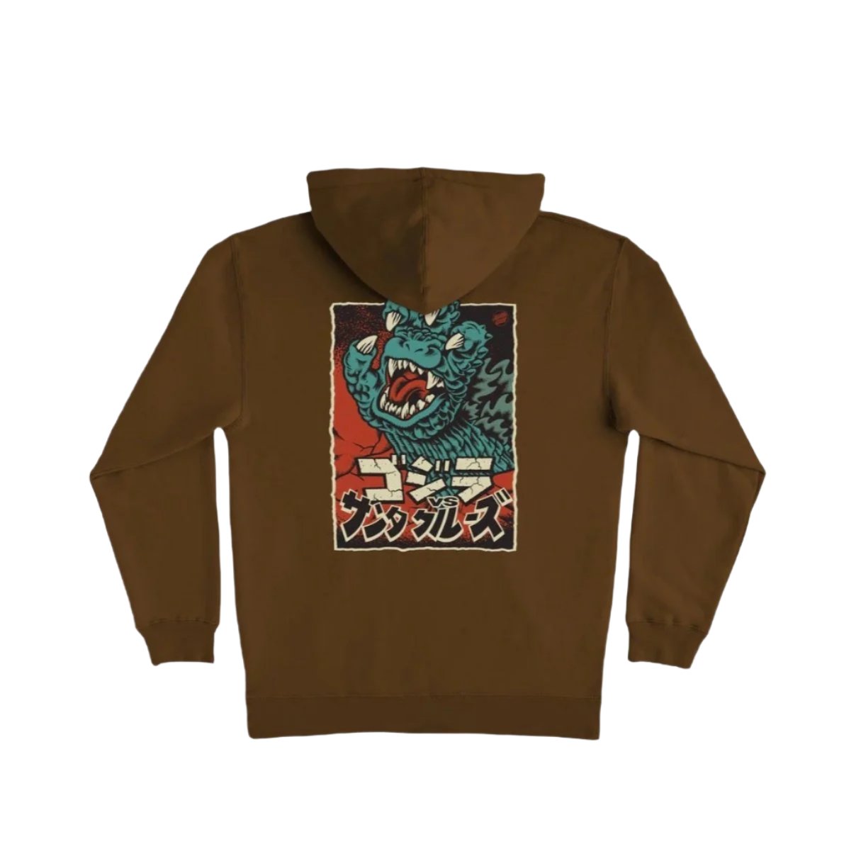 Santa Cruz Godzilla Hand Hoodie Brown