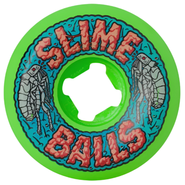 Slime Balls Flea Balls Speed Balls Green 99a 56mm Wheels