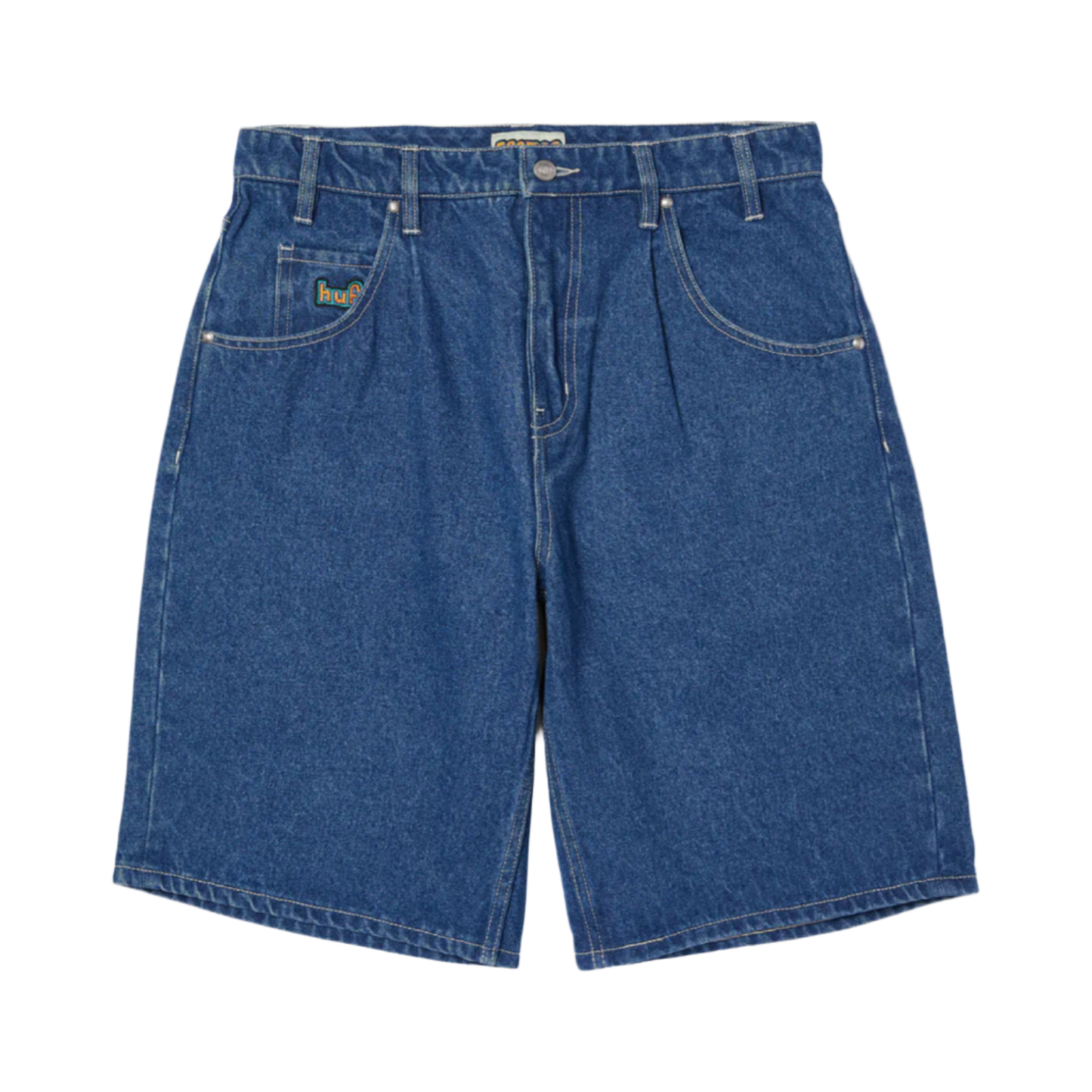 Huf Cromer Short Stone Wash Indigo