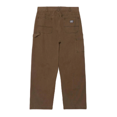 Obey Bigwig Denim Carpenter Pant Brown