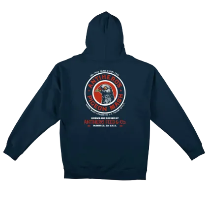 Anti Hero Skateboards Hoody Pigeon Mash Pullover Navy
