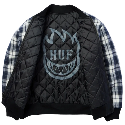 Huf x Spitfire Reversible Plaid Jacket