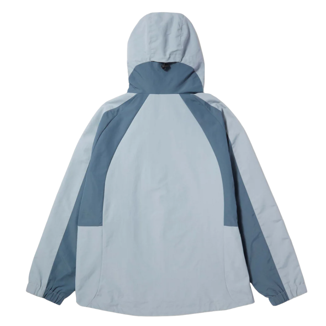 Huf Set Shell Jacket Blue Fog - Back
