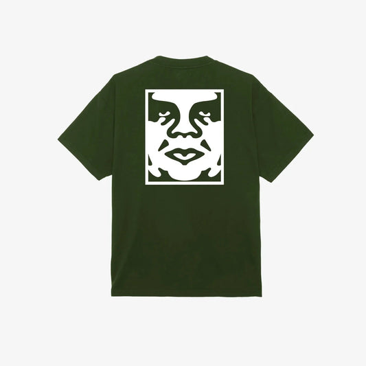 Obey Icon Heavyweight Tee Silver Rosin