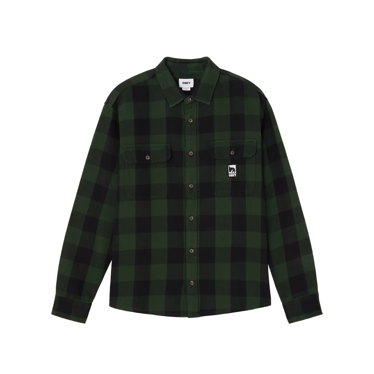 Obey Woven Kombu Multi Flannel