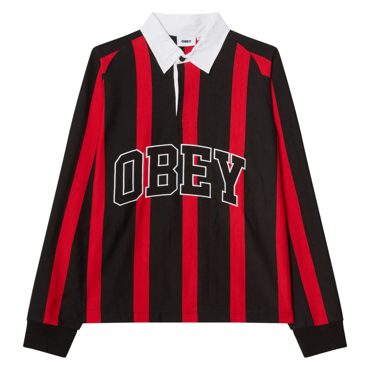 Obey Landon Stripe Polo Longsleeve