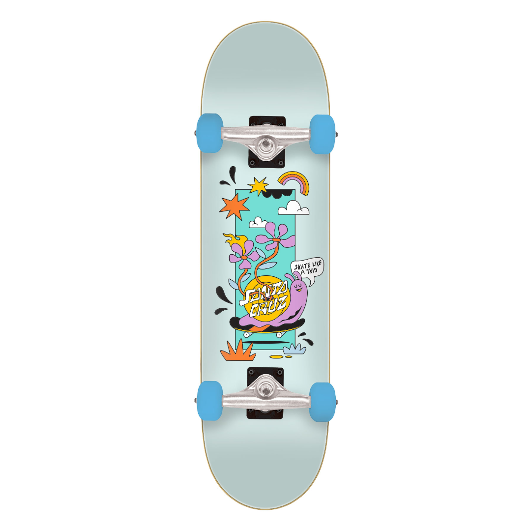 Santa Cruz Skate Like A Girl Full Complete Skateboard 8.00in x 30.50in