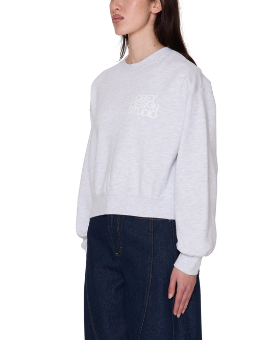 Obey Design Studio Cropped Crewneck