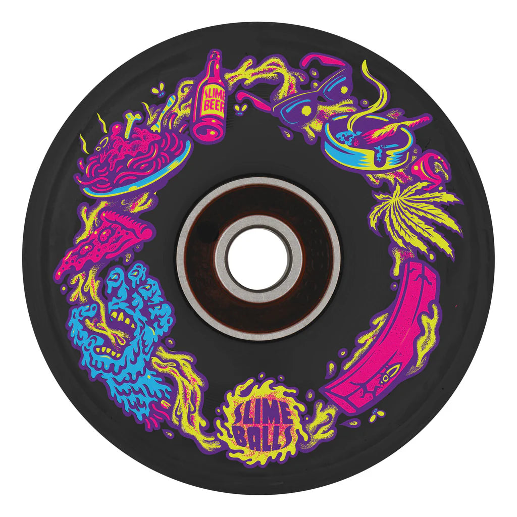 Slime Balls Limited Edition 60mm Light Ups Neon Vomit 78a