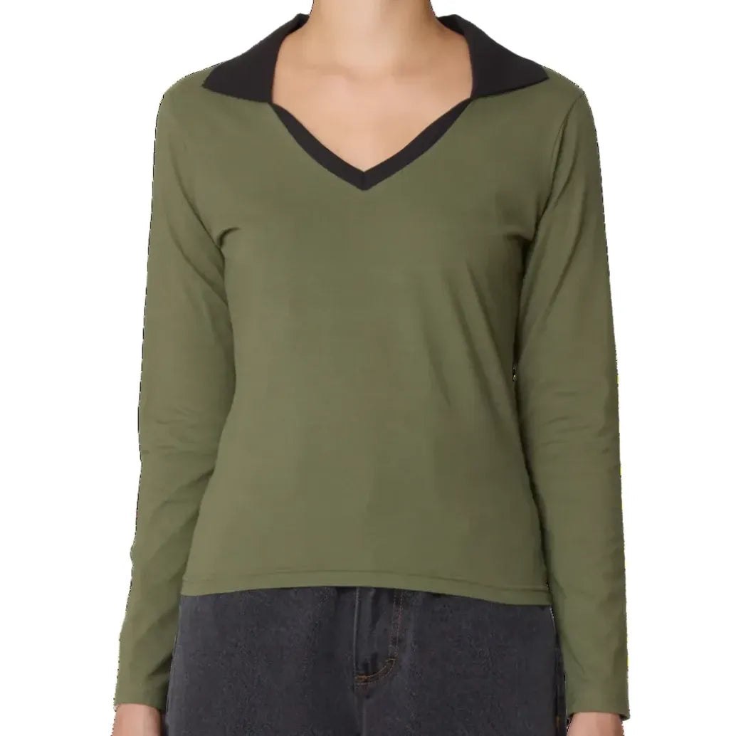 Obey Medea Collared Longsleeve