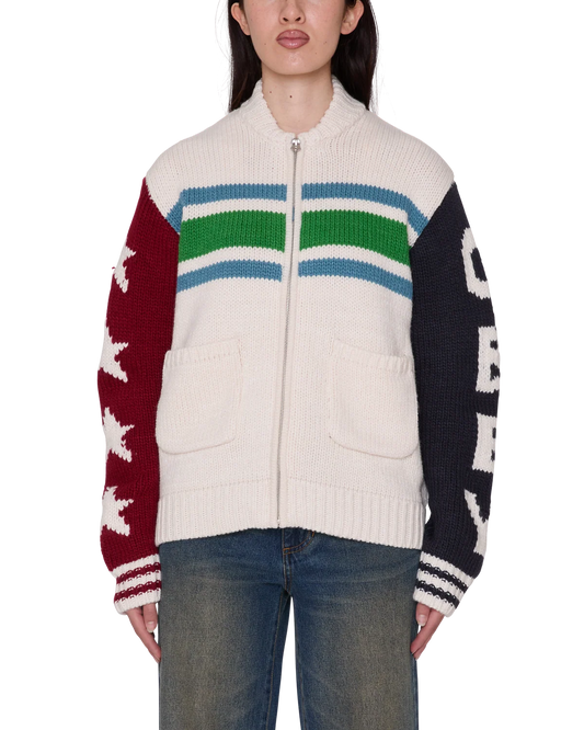 Obey Unbleached Etta Cowichan Sweater