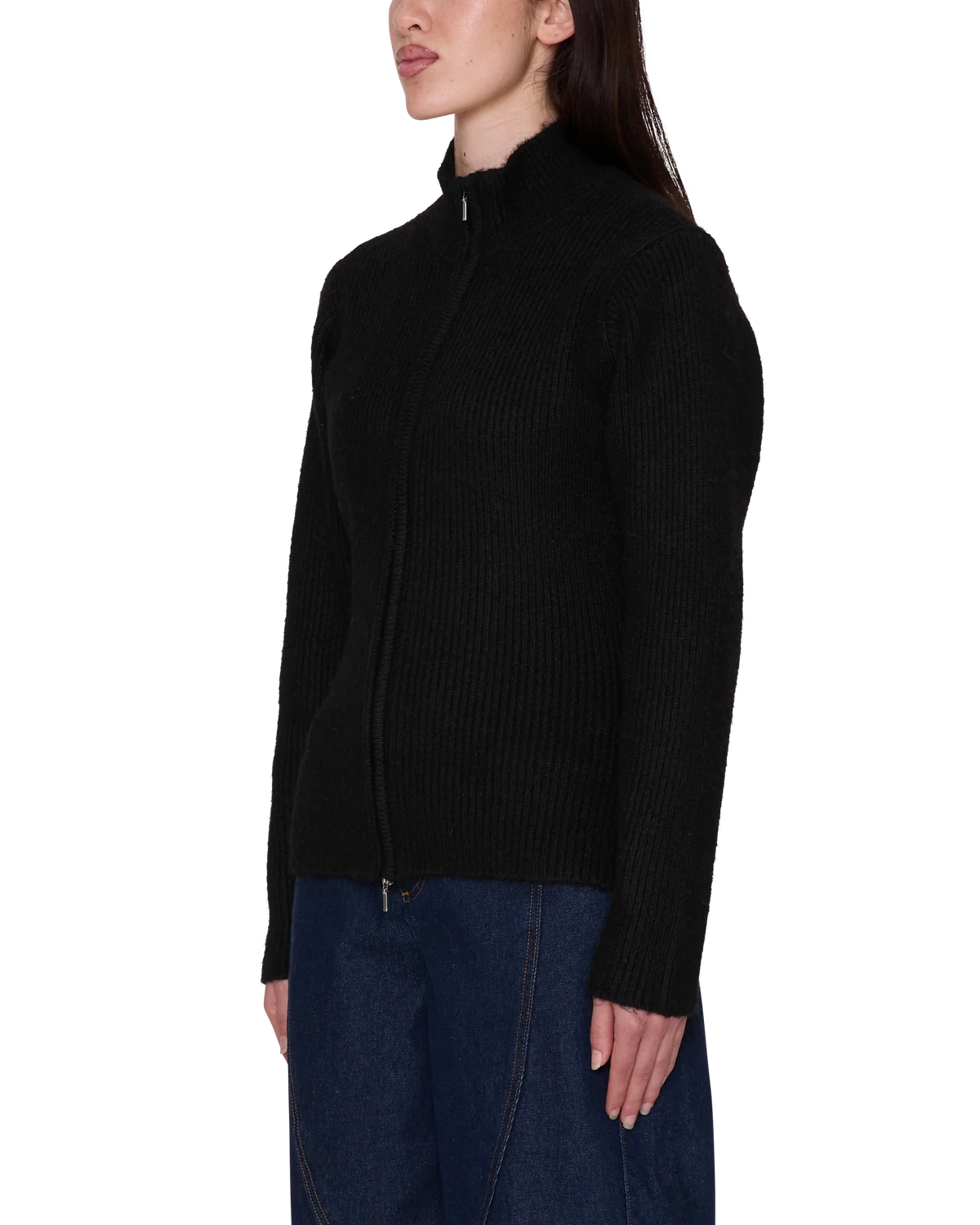 Obey Ciel Two Way Zip Cardigan