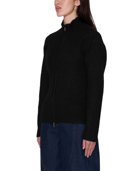 Obey Ciel Two Way Zip Cardigan