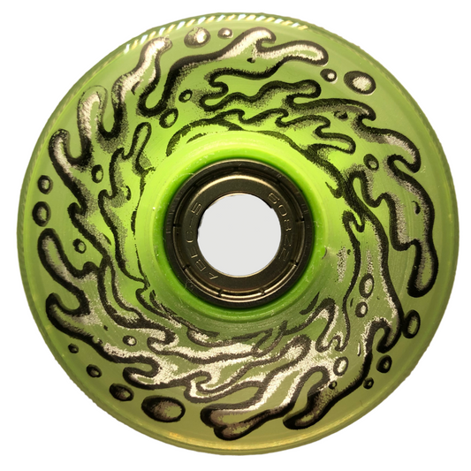Slime Ball Light Ups w/Green LEDs 78A 60mm Wheels