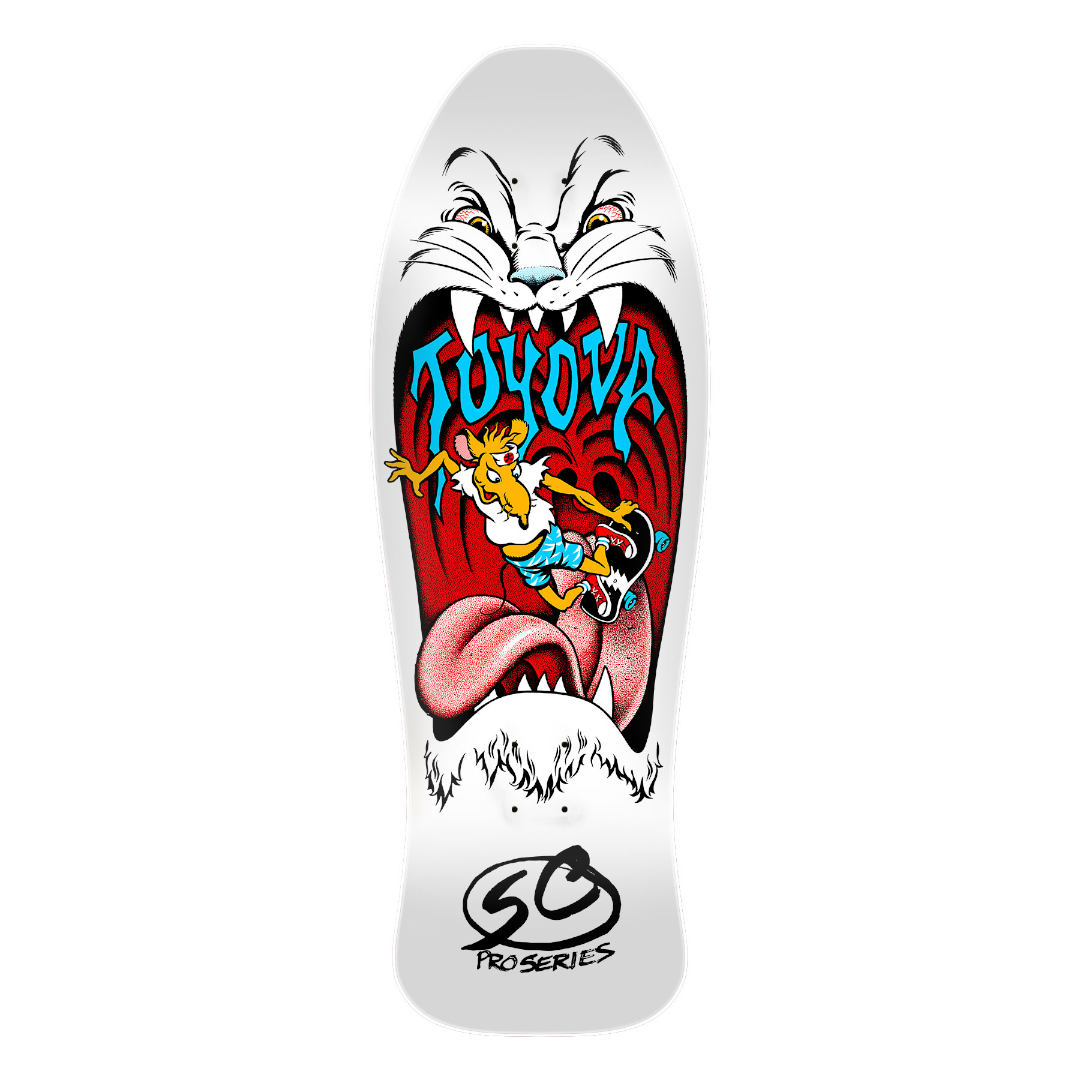 Santa Cruz Toyoda Reissue Skateboard Deck 10.35 x 31.19