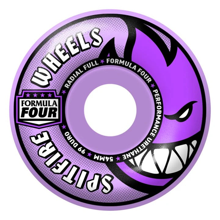 SpitFire F499 Radial Full Purple 54MM