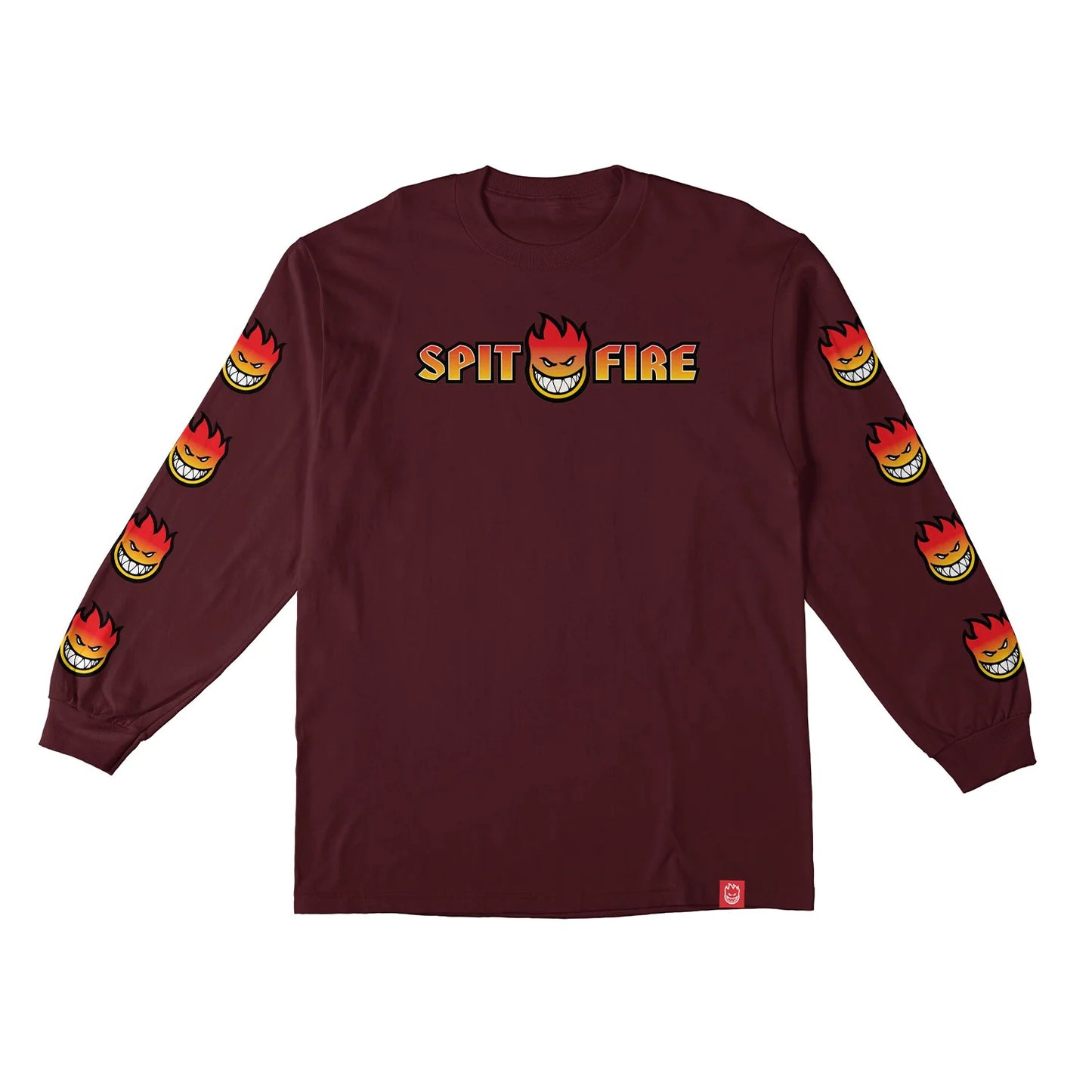 SpitFire Long Sleeve Maroon