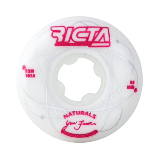 Ricta Wheels Yuri Facchini - Orbital White / Metallic Red 52mm 101a