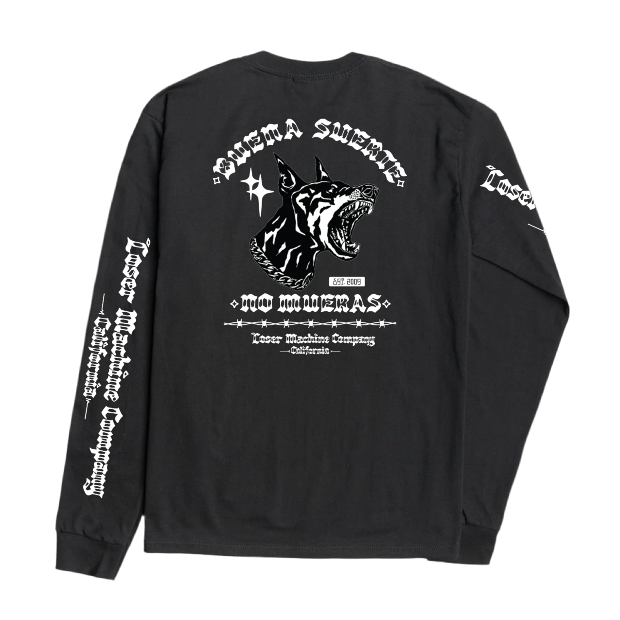 LMC Shattered Stock L/S Black