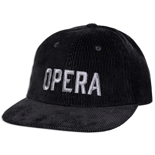 Opera Corduroy Hat Black