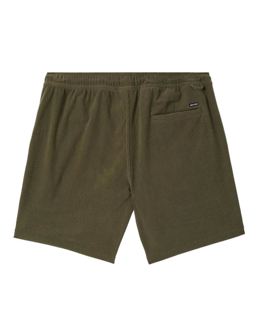 Brixton Everyday Corduroy Shorts Dark Olive
