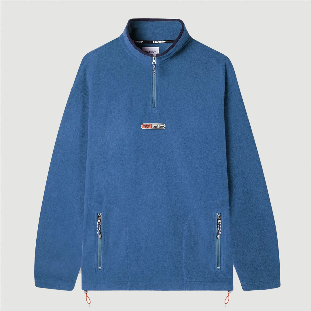 Butter Goods Pitch 1/4 Zip Pullover Slate