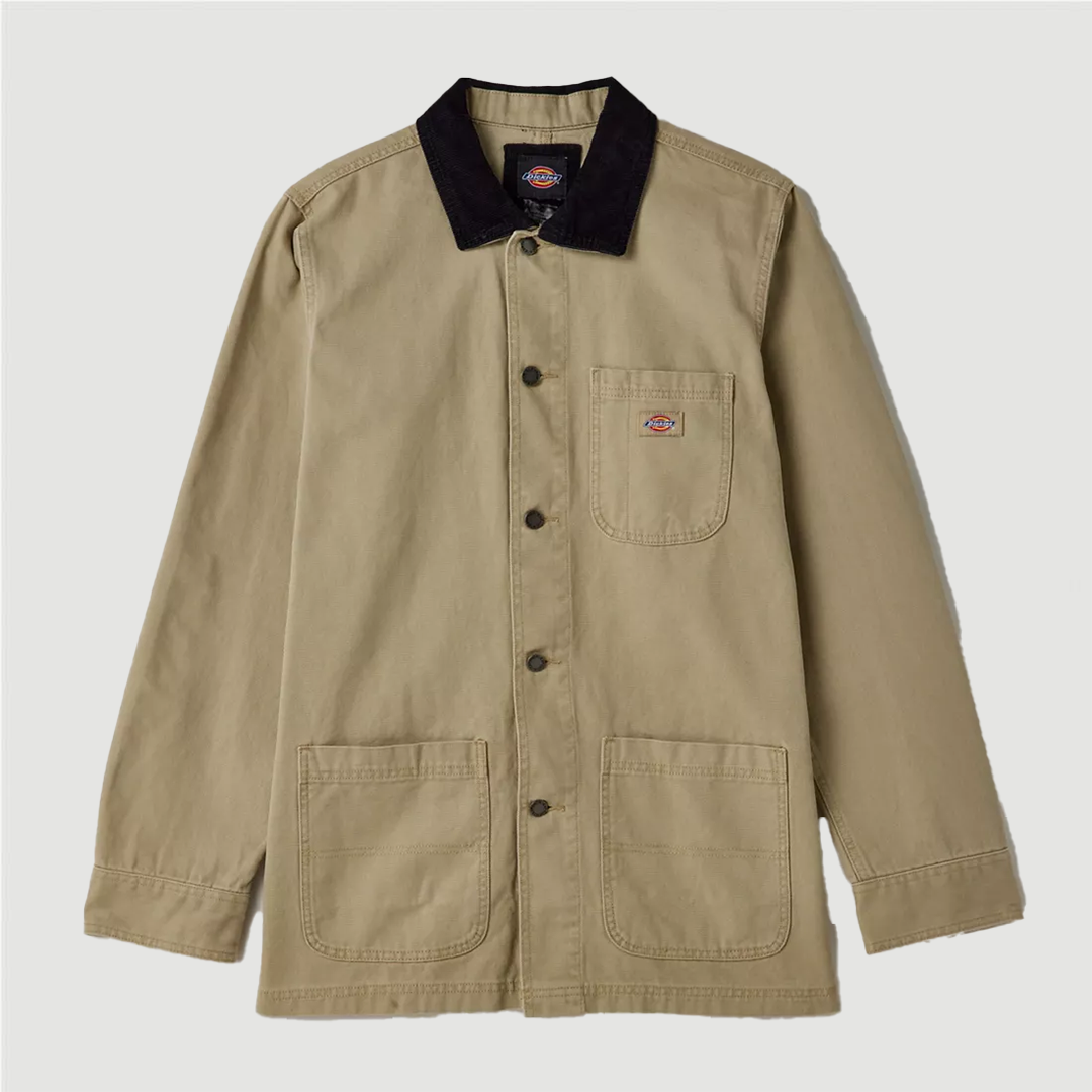 Dickies Stonewashed Duck Unlined Chore Coat SDS Sand