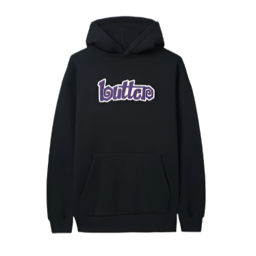 Butter Goods Swirl Pullover Hoodie BLK