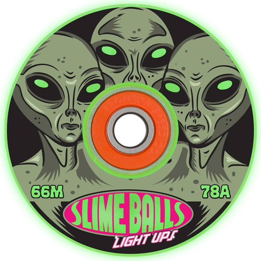 Slime Balls 78a Friends Of Planet 9 Glow In The Dark Light Ups 66mm