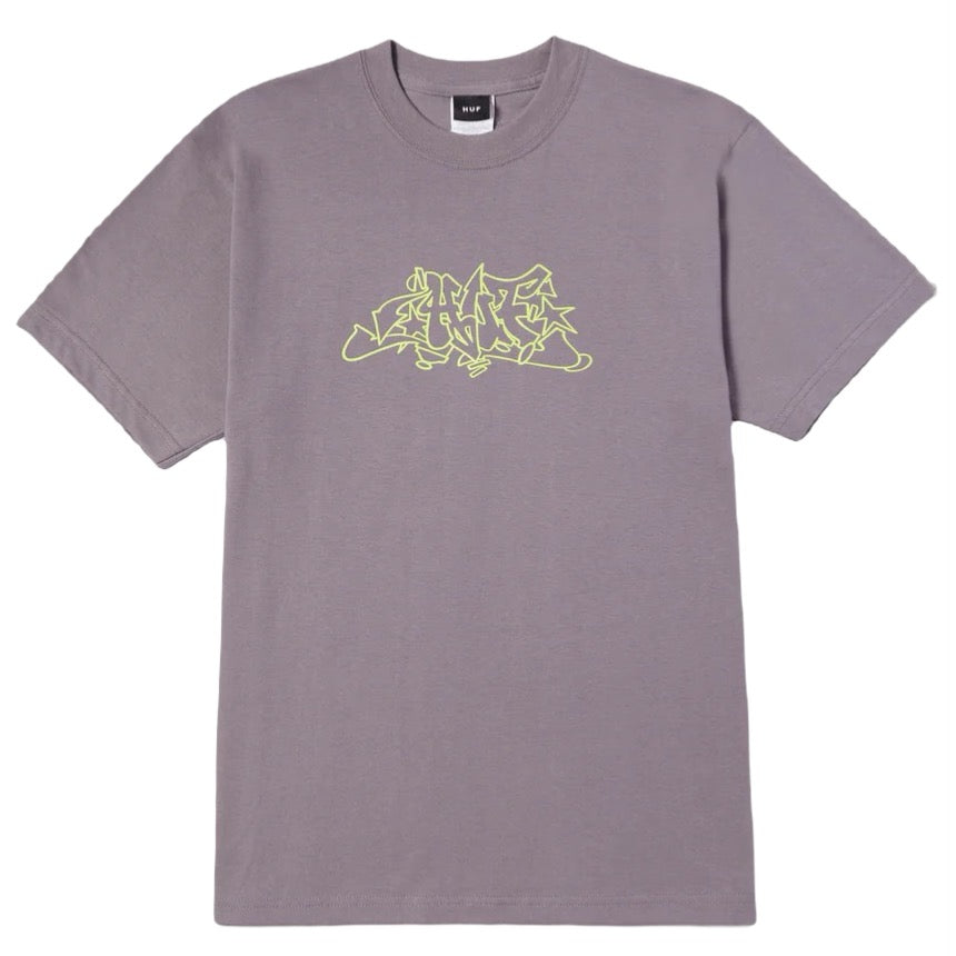 HUF Outlines Tee Light Plum