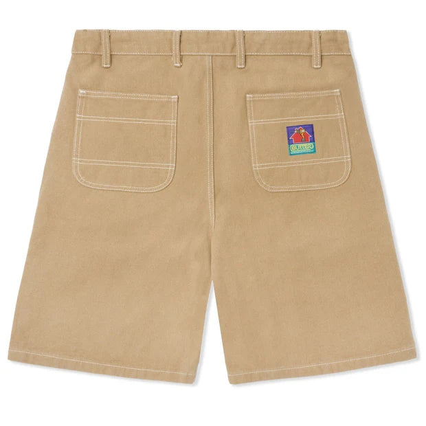 Butter Goods Work Shorts Washed Brown