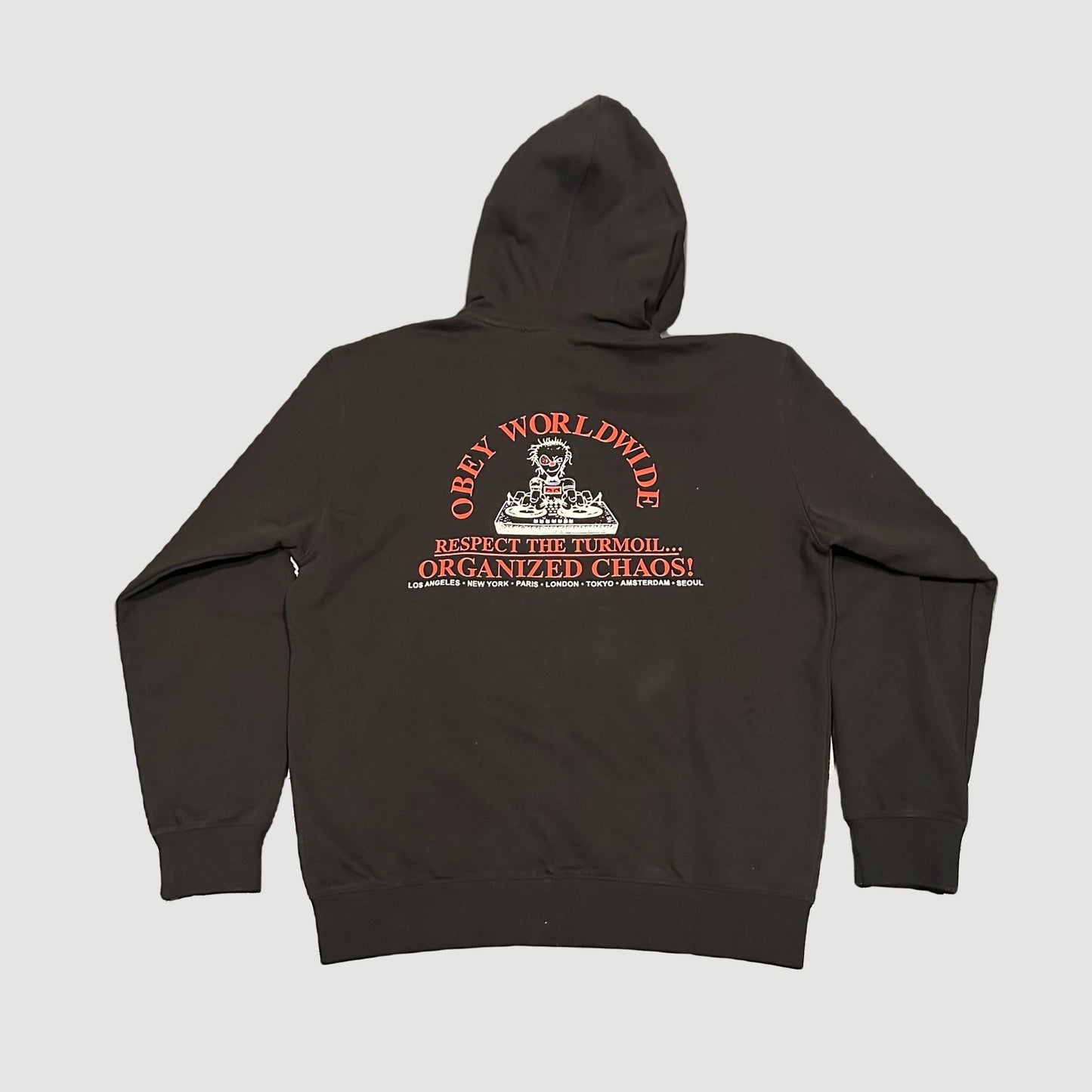 Obey Organized Chaos Zip-Up Hoodie