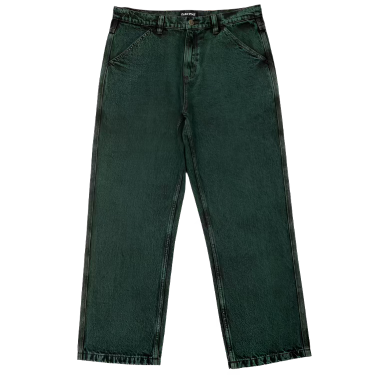 Passport Workers Club Denim Dark Green Over Dye