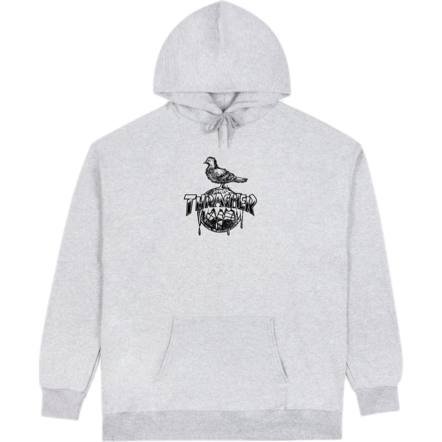 Thrasher Cover The Earth Hoodie Ash Grey