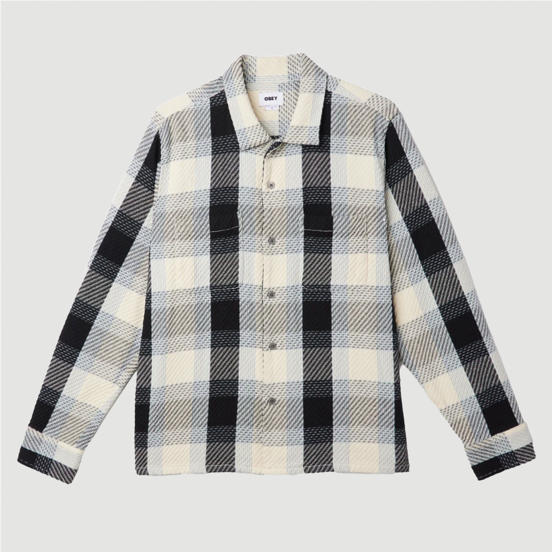Obey Bruce Woven Unbleached Multi Overshirt