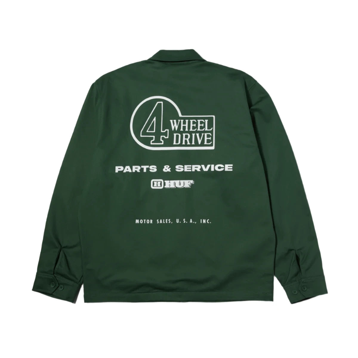 HUF Parts & Service Jacket Forest Green
