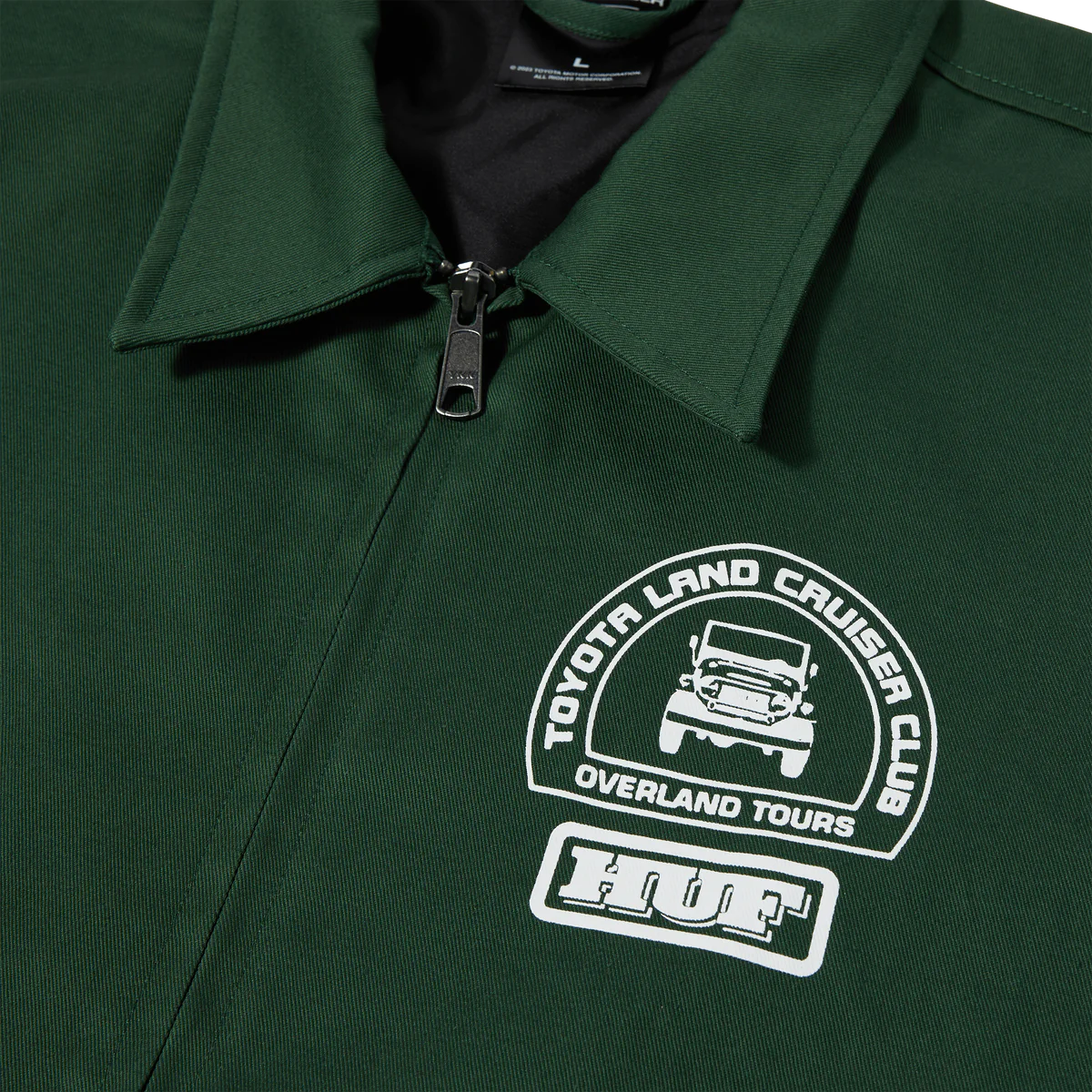 HUF Parts & Service Jacket Forest Green