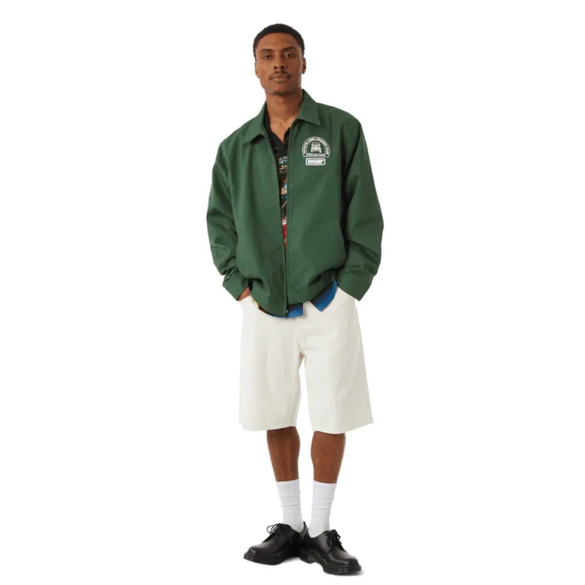 HUF Parts & Service Jacket Forest Green