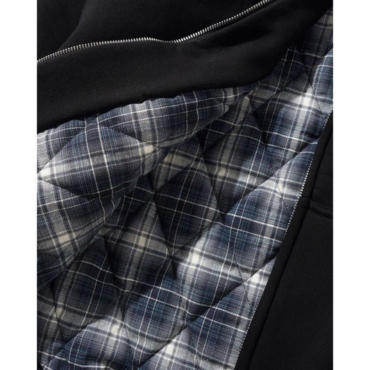 Butter Goods Plaid Line Zip-Thru Hood