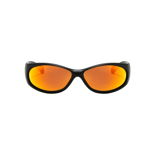 Ritual Vision Speed Demon Matte Black / Reflective Orange Polarized