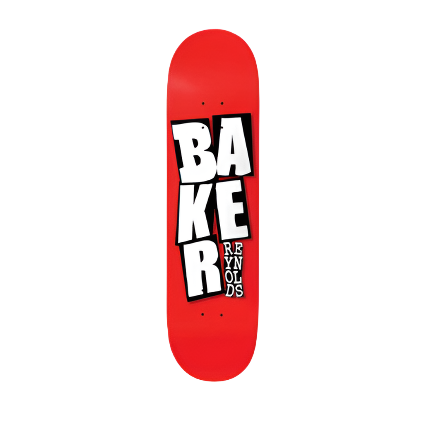 Baker Andrew Reynolds Stacked Red B2 Deck 8.0