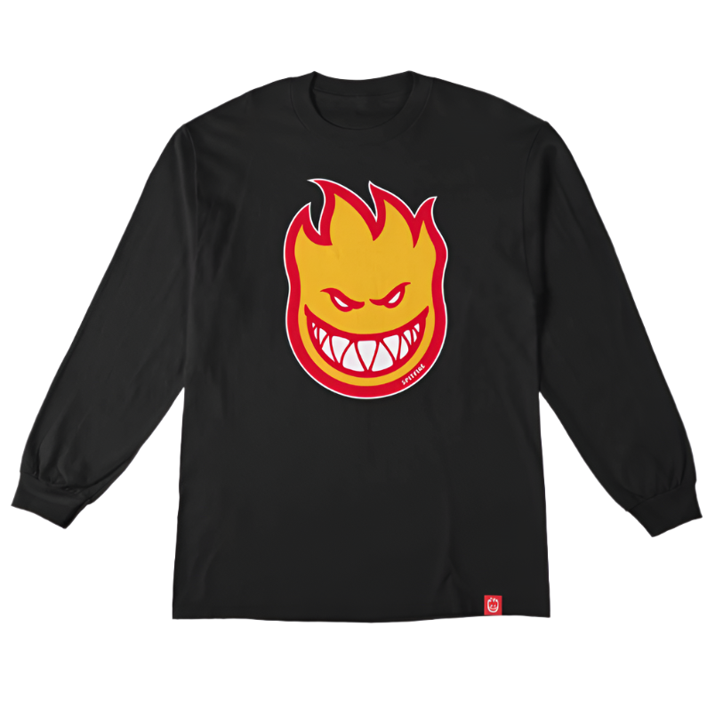 Spitfire Bighead Long Sleeve Gold/Red