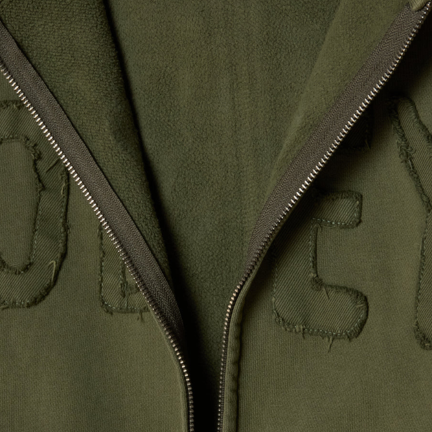 Obey Hybrid Faded Zip Hoodie