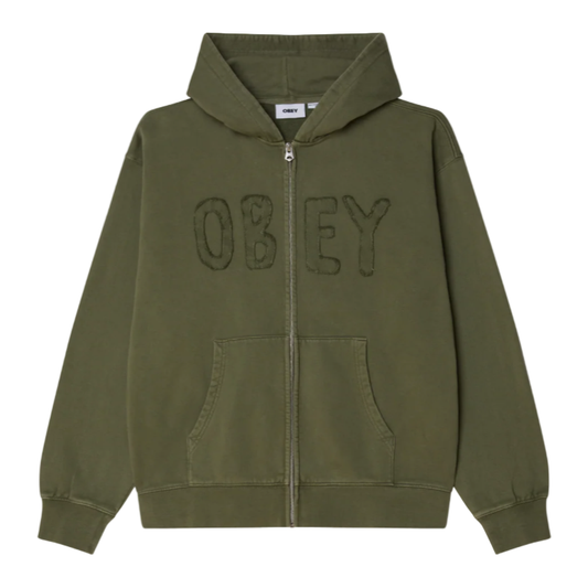 Obey Hybrid Faded Zip Hoodie