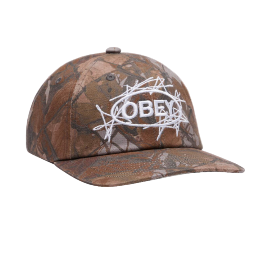 Obey Duster 6 Panel Velcro BK