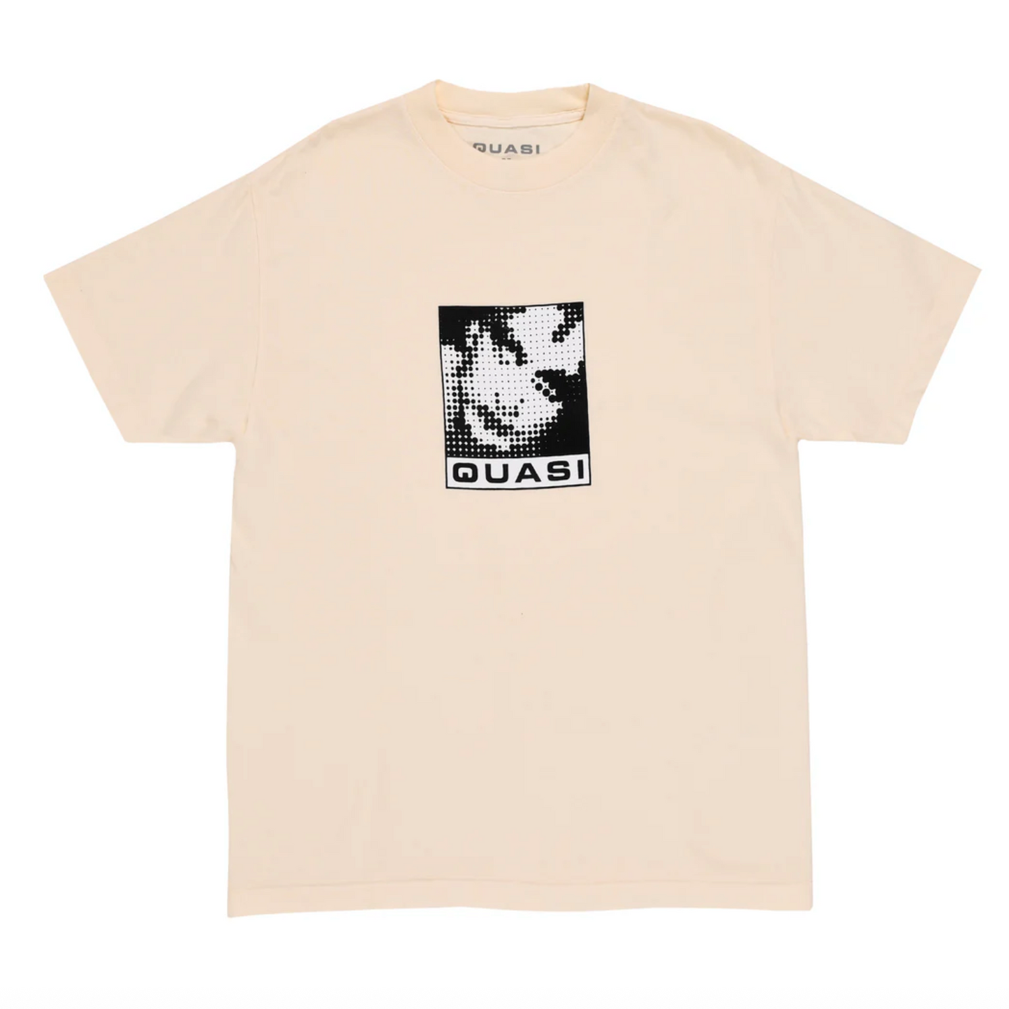 Qausi Glam Faded Cream Tee