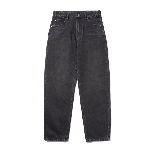 Butter Goods Straight Leg Denim Jeans Tinted Black