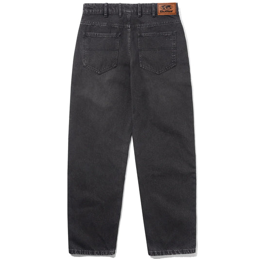 Butter Goods Straight Leg Denim Jeans Tinted Black