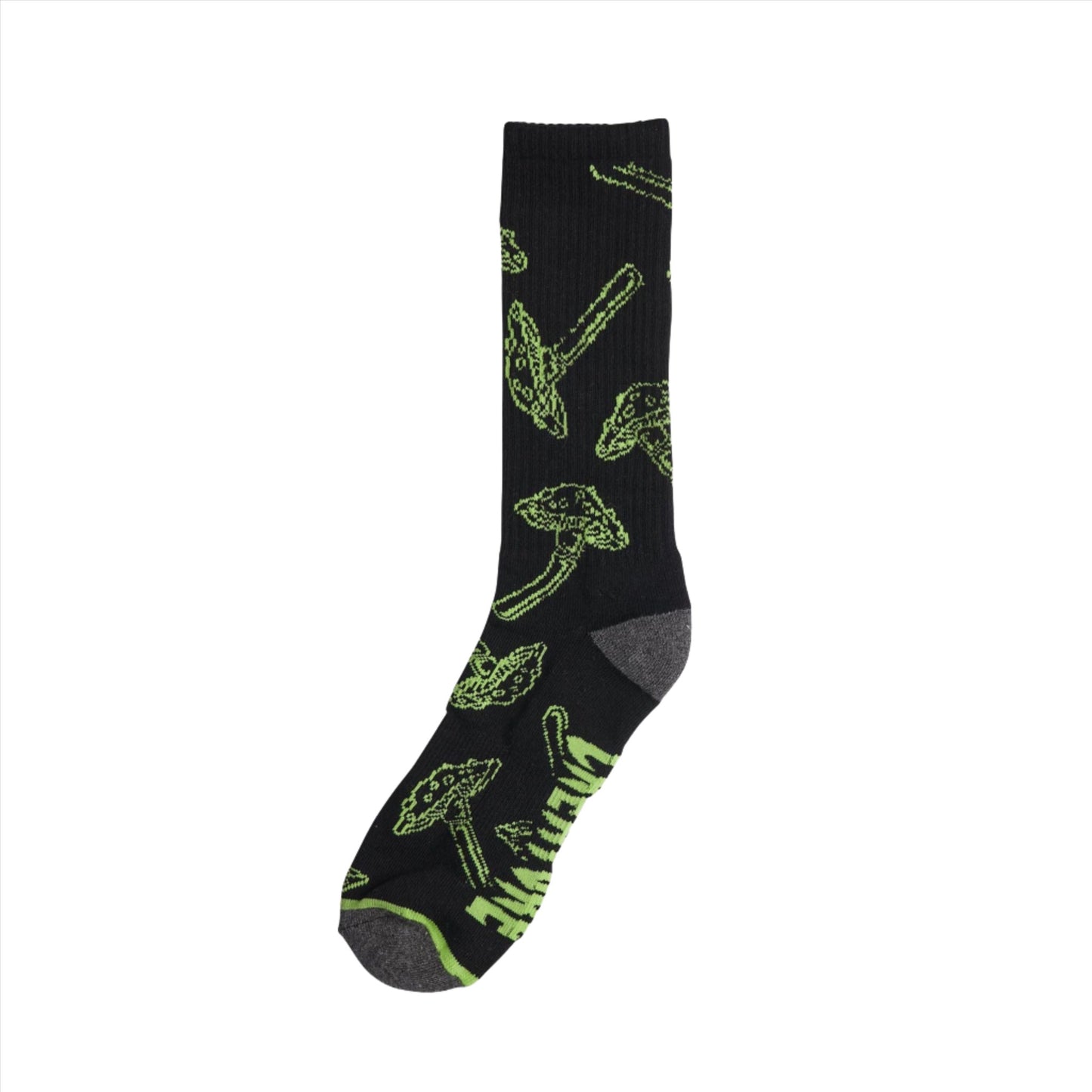 Creature Fiend Flash Tall Socks Black